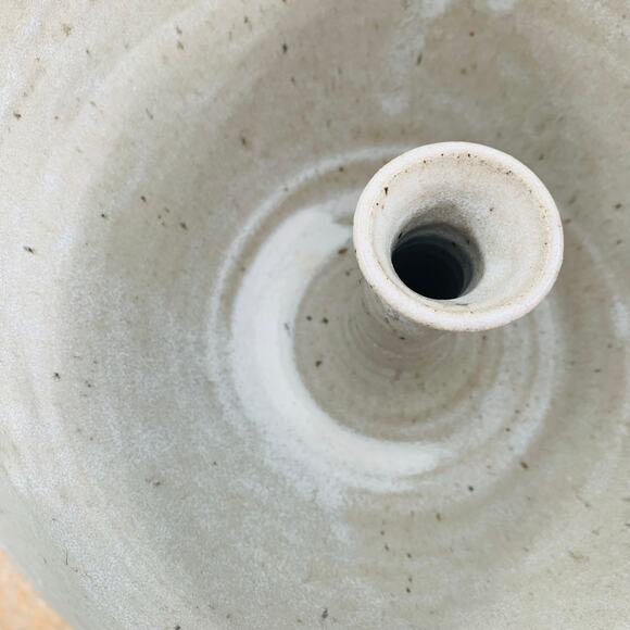 Pottery Steamer Pot Studio Art Funnel Chimney Ceramic Cooking Asian Imperfect - Picture 3 of 6